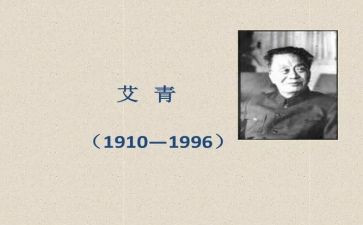艾青读后感300字5篇