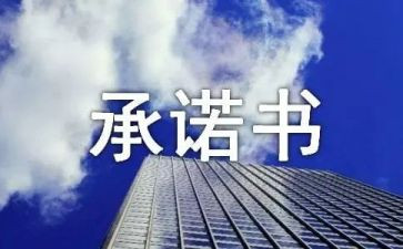 责任承诺书优秀5篇