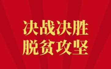 脱贫攻坚工作述职报告5篇