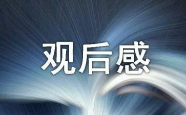 读后感或观后感6篇