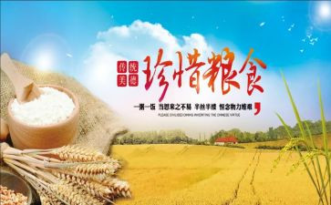 粮食节约演讲稿7篇