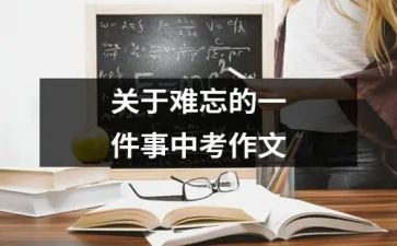 我难忘的一件事作文600字精选6篇