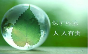 环境保护人人有责演讲稿8篇