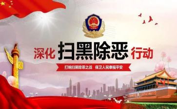 扫黑除恶工作个人总结7篇