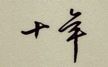 十年工作心得5篇