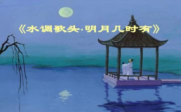 《水调歌头》的读后感8篇