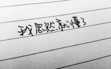 我以为我懂了作文7篇