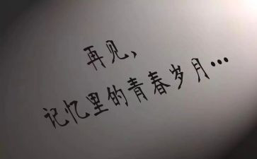 再见青春作文7篇