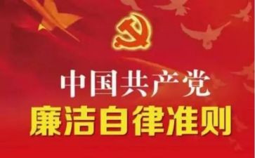 一准则两条例心得体会6篇