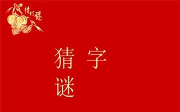 字谜活动总结8篇